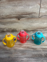 Nuby 2 Handle No-Spill Super Spout Grip N' Sip Cup 3pk 8oz