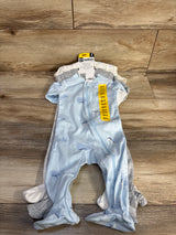 NEW Member's Mark 3pk Sleep & Play Set Blue sz 6m