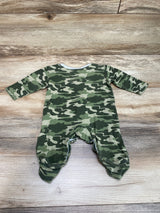 Bloomin' Baby Camo Footed Coverall Green sz 0-3m