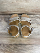 Cat & Jack Toddler Glitter Strap Sandals sz 6c