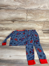 Marvel Spiderman 2pc Pajama Set Grey sz 5T