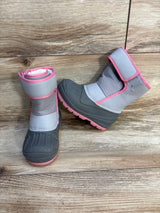 Cat & Jack Lenny Winter Snow Boots Grey sz 7c