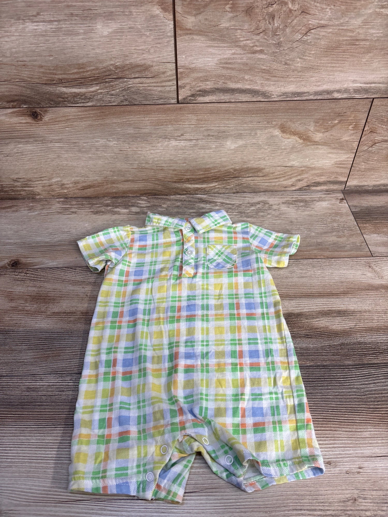 First Impressions Polo Shortie Romper White sz 18m