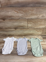 Just One You 3pk Ribbed Bodysuits Green sz 3m
