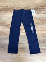NEW Carter's Girls Cotton Stretch Leggings, Navy sz 2T