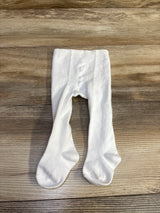 Baby Starters Footed Tights White sz 9m