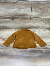 Tahari Girl Suede Jacket Brown sz 12m