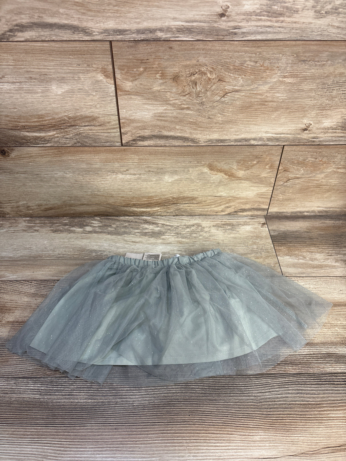 H&M Glitter Tulle Skirt Green sz 2T