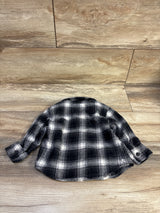 Old Navy Button Up Flannel Grey sz 12-18m