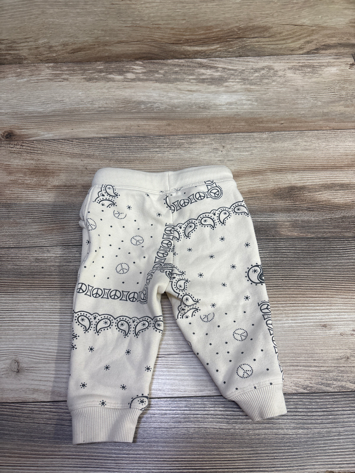 Little Co Drawstring Joggers Ivory sz 9m