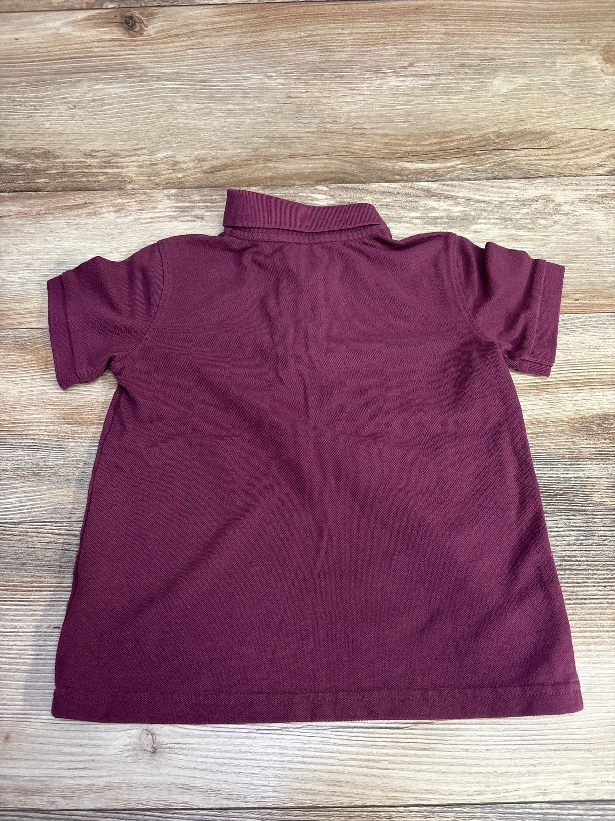 Cat & Jack School Uniform Polo Shirt Burgundy sz 4-5T