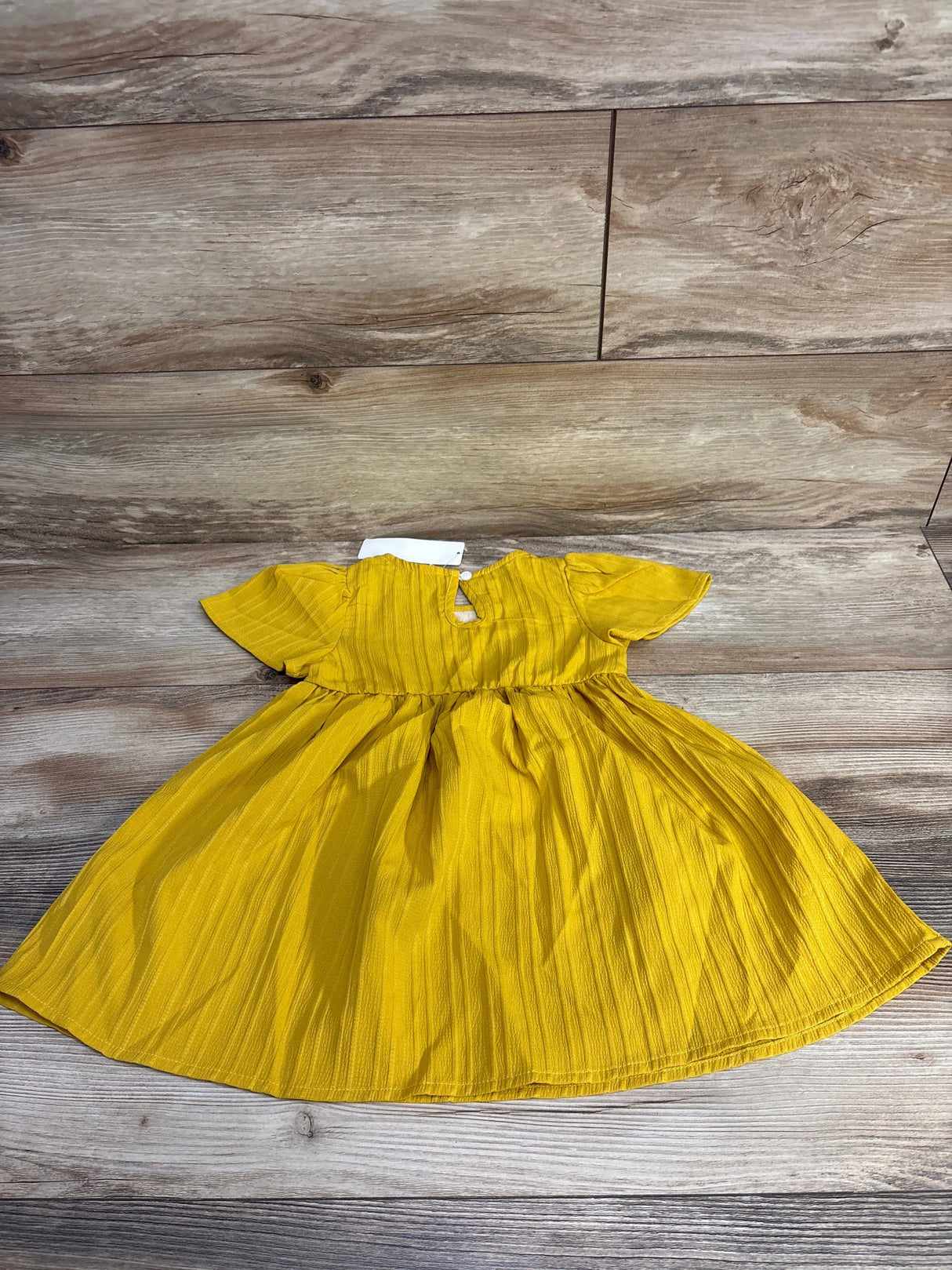 NEW Shein Embroidered Dress Yellow sz 18-24m