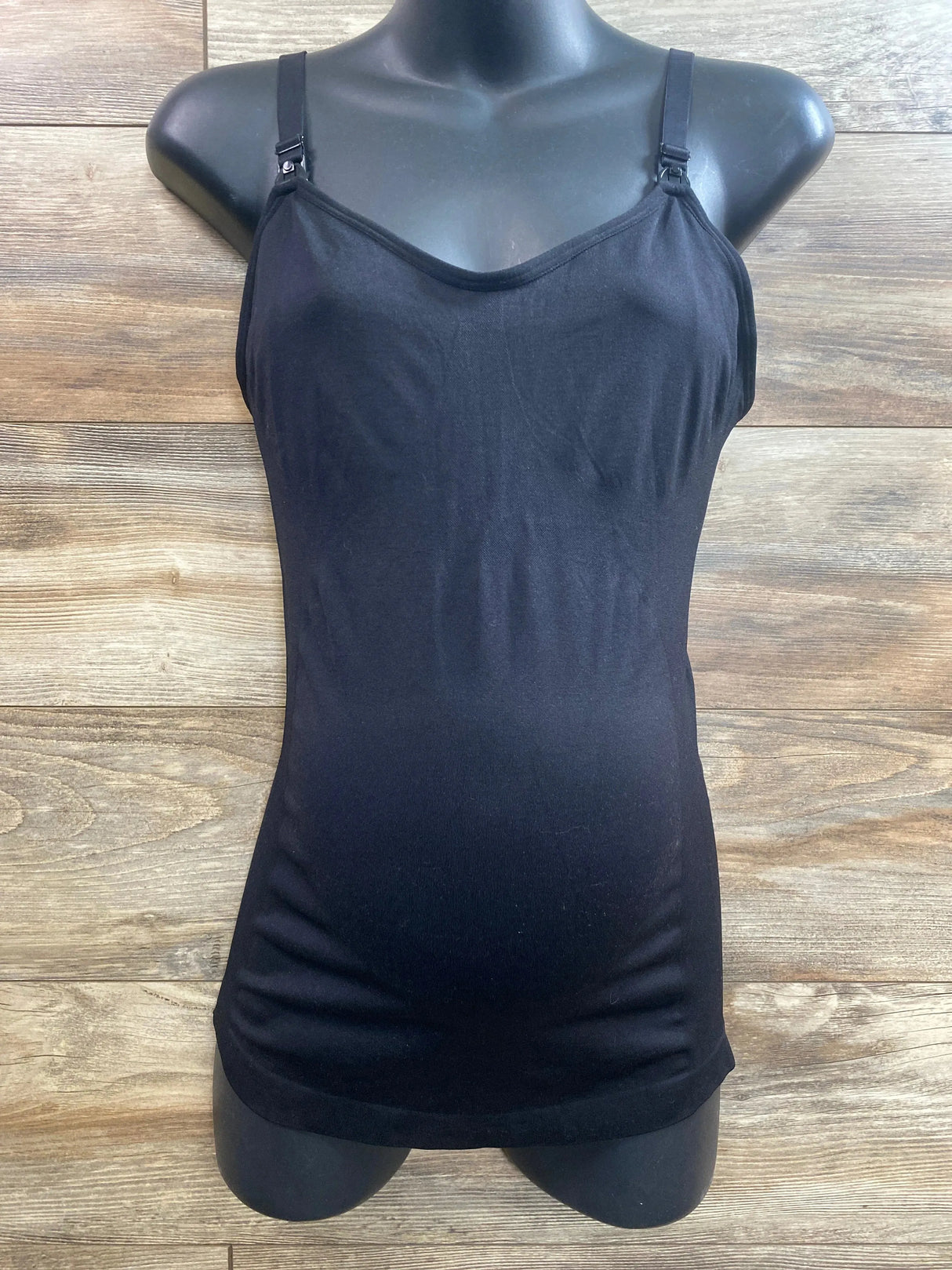 Clip Down Nursing Cami Black sz Large