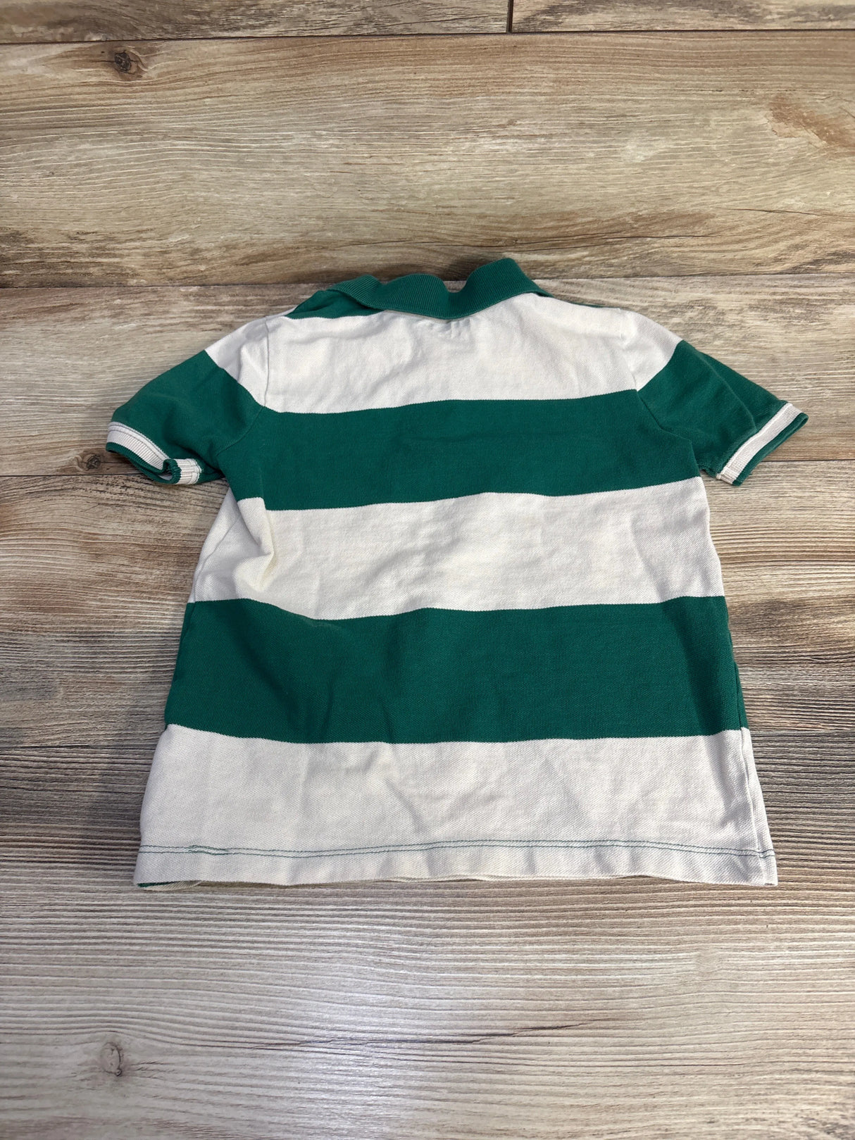 Old Navy Striped Polo Shirt Green sz 5T