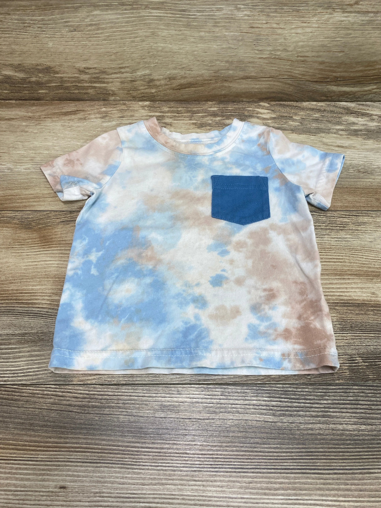 Oshkosh Pocket Tie-Dye Shirt White sz 12m