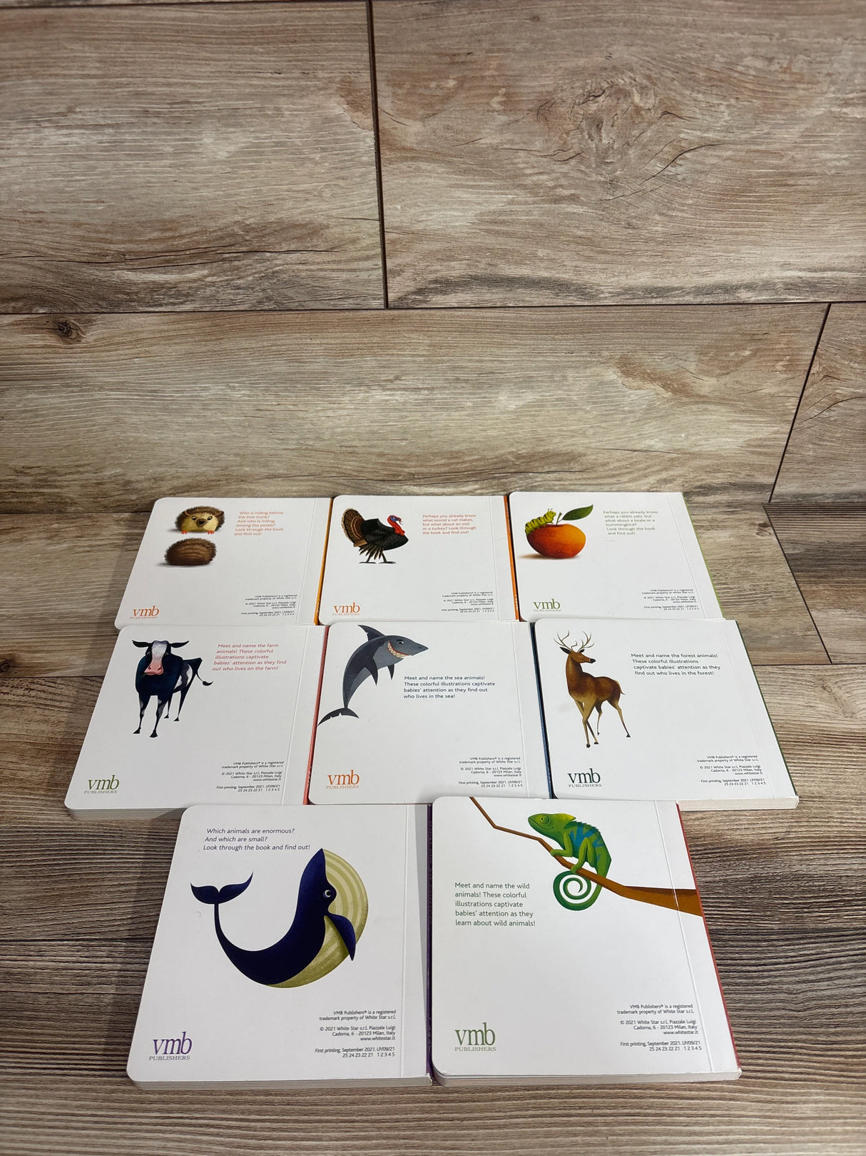 VMB My First Book Of Animals 8pk Board Book Set
