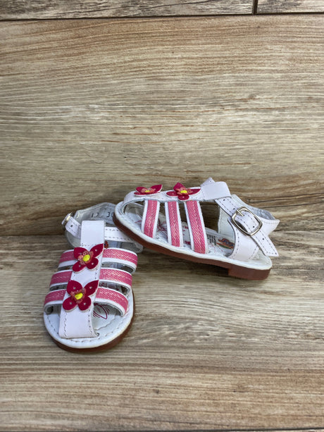 Bebettos Girl's Floral Sandals White sz 5c - Me n Mommy To Be