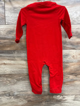 Cat & Jack Little Love Coverall Red sz 18m