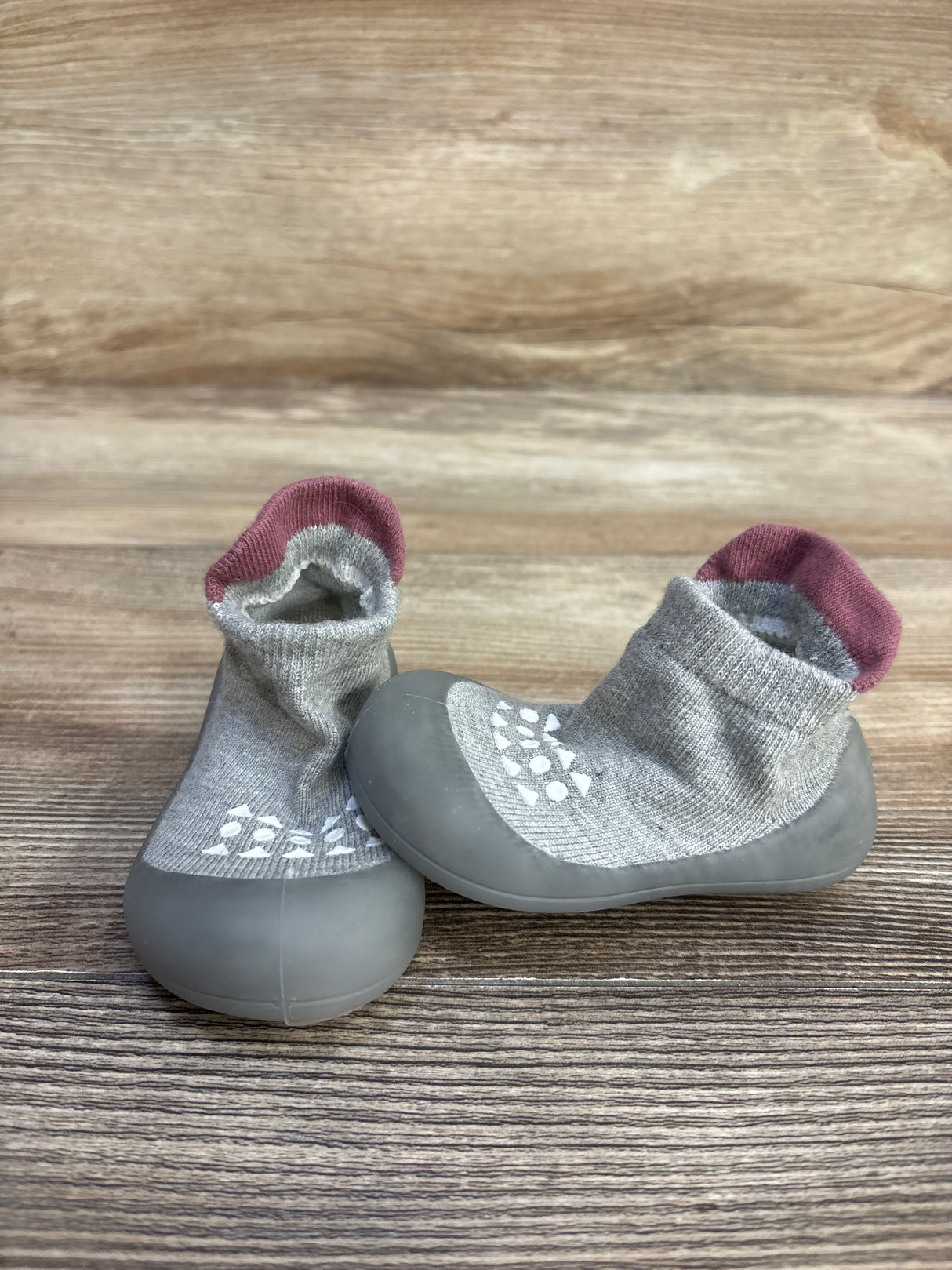 Bearbay Sock Shoes Grey sz 3/4c