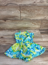Youngland Swim Cover-Up Romper Teal sz 2T
