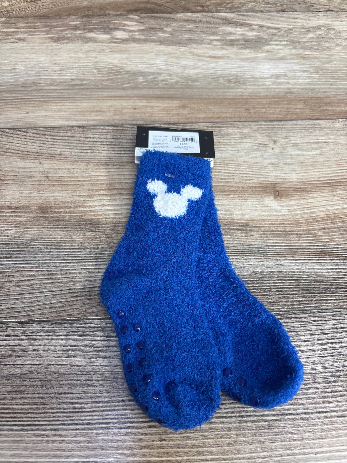 NEW Baby Gap x Disney Mickey Mouse Cozy Socks Blue sz 2-3T