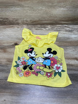 Disney Junior Minnie & Mickey Mouse Shirt Yellow sz 3T