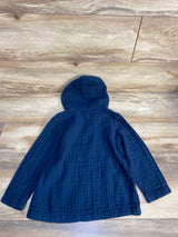 Old Navy Hooded Muslin Shirt Navy sz 5T