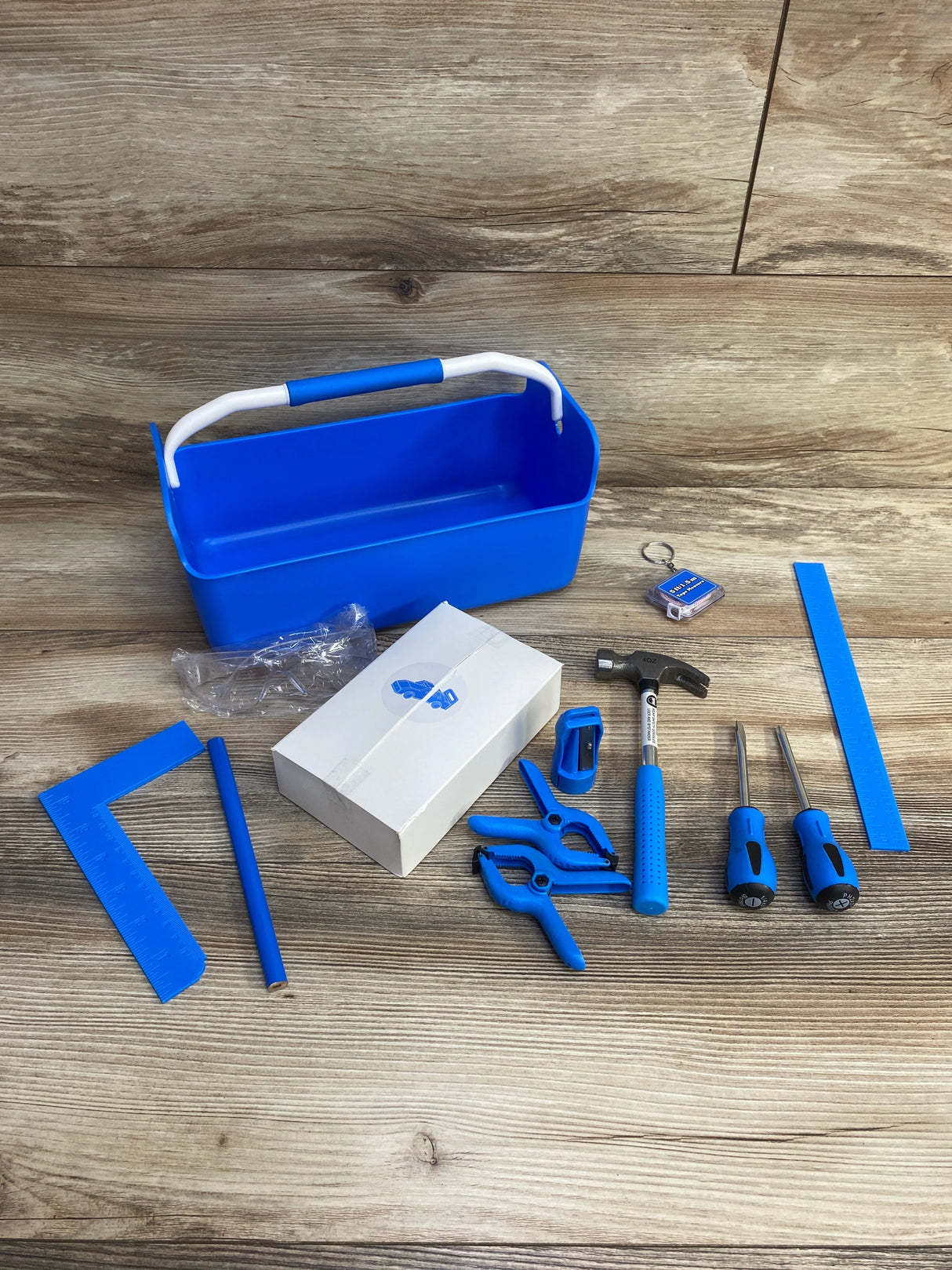 Create and Learn 13-Piece DIY Racecar Kids Project Kit Blue - Me n Mommy To Be