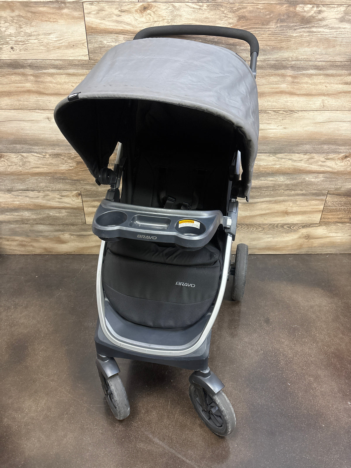 Chicco Bravo Quick-Fold Stroller - Black