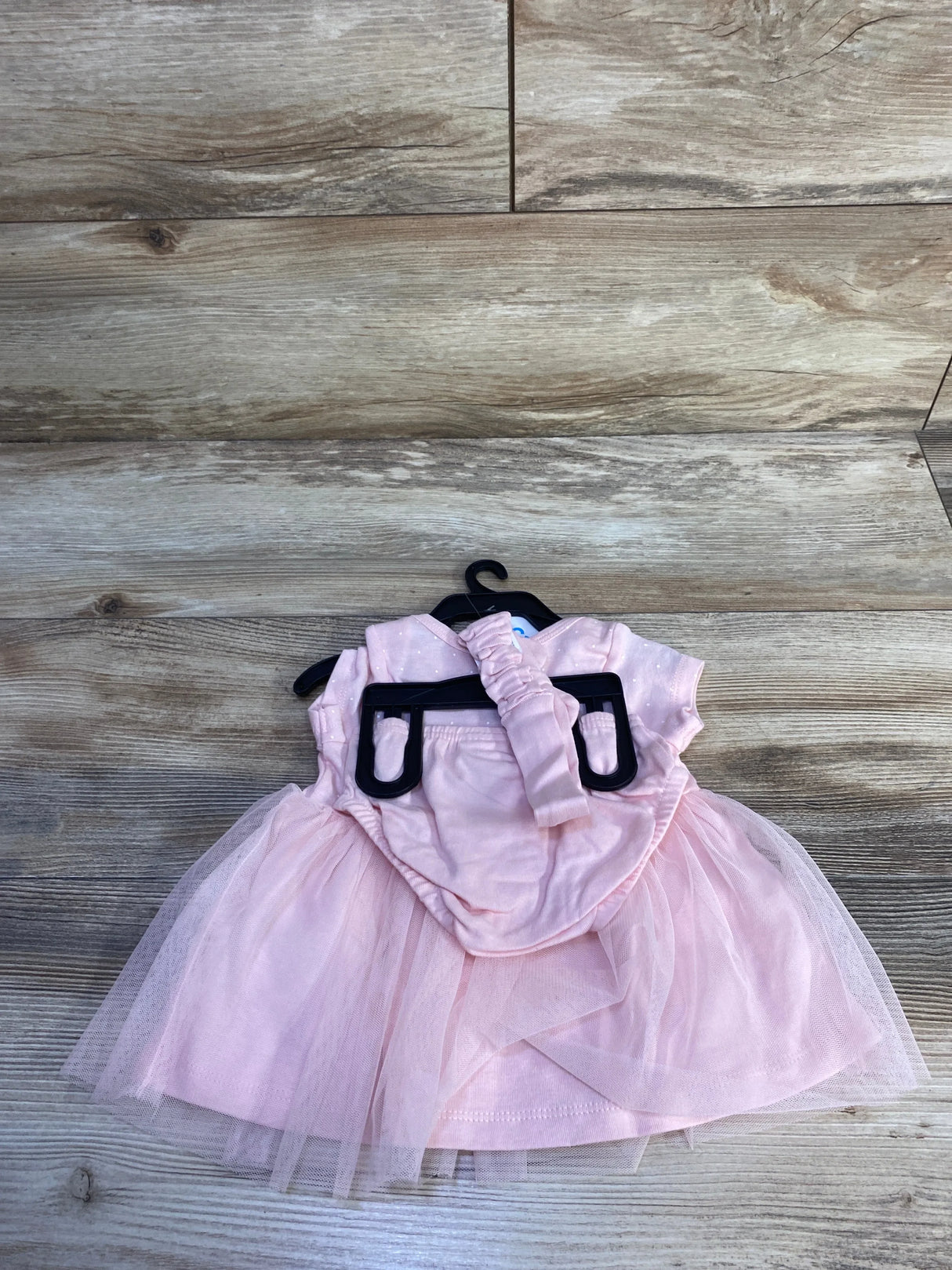 NEW Child Of Mine 2pc Bunny Dress & Bloomers Set Pink sz 0-3m
