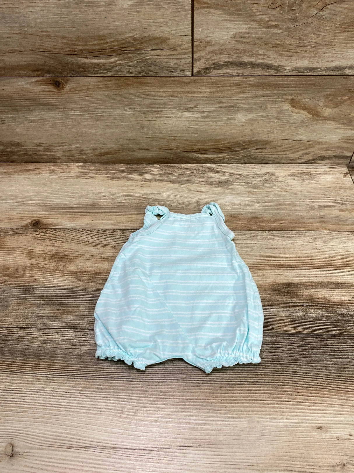 Carter's Sleeveless Striped Shortie Romper Blue sz Newborn