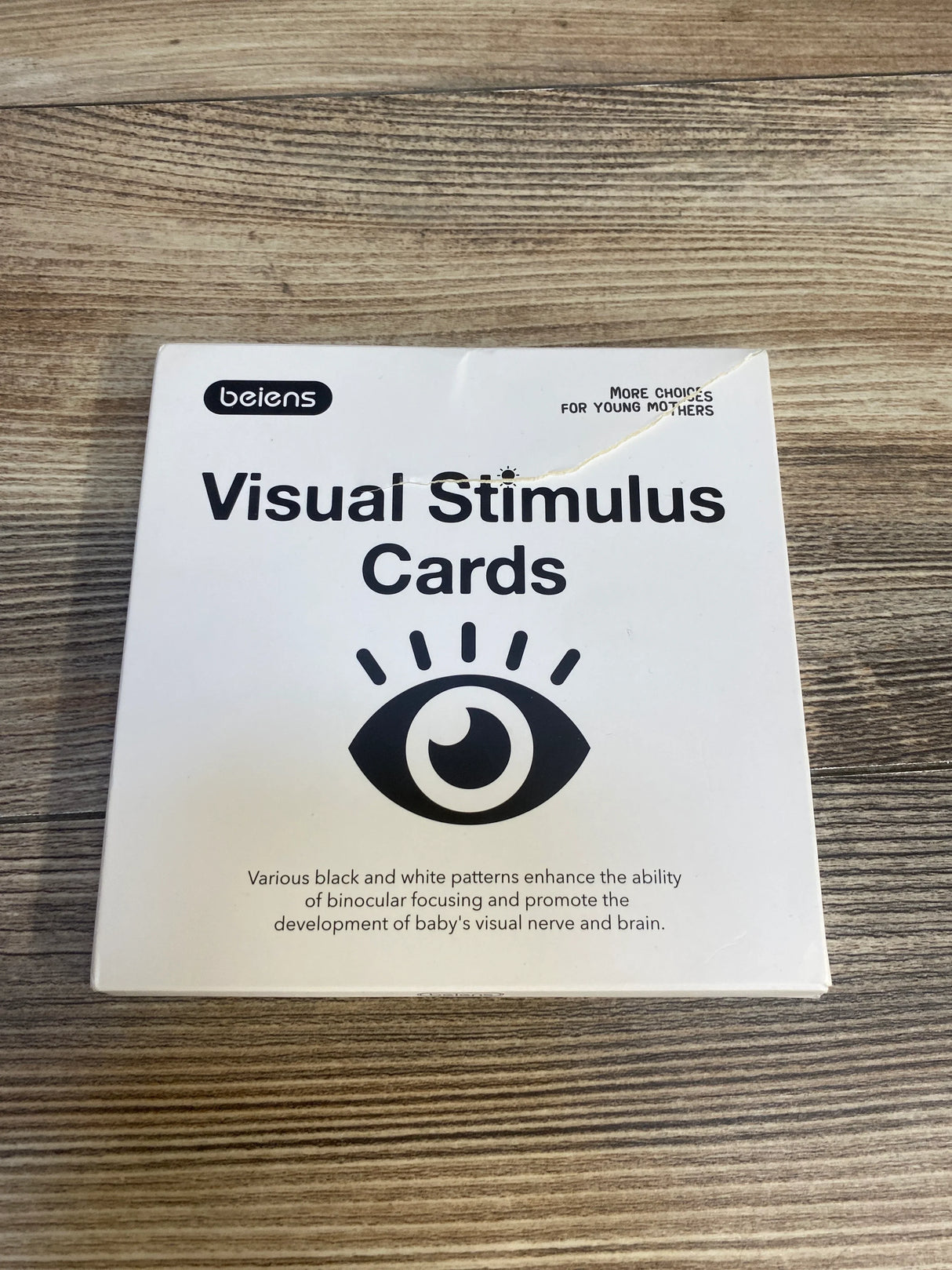 Beiens Visual Stimulus Cards - 20pc Black & White 0-3m