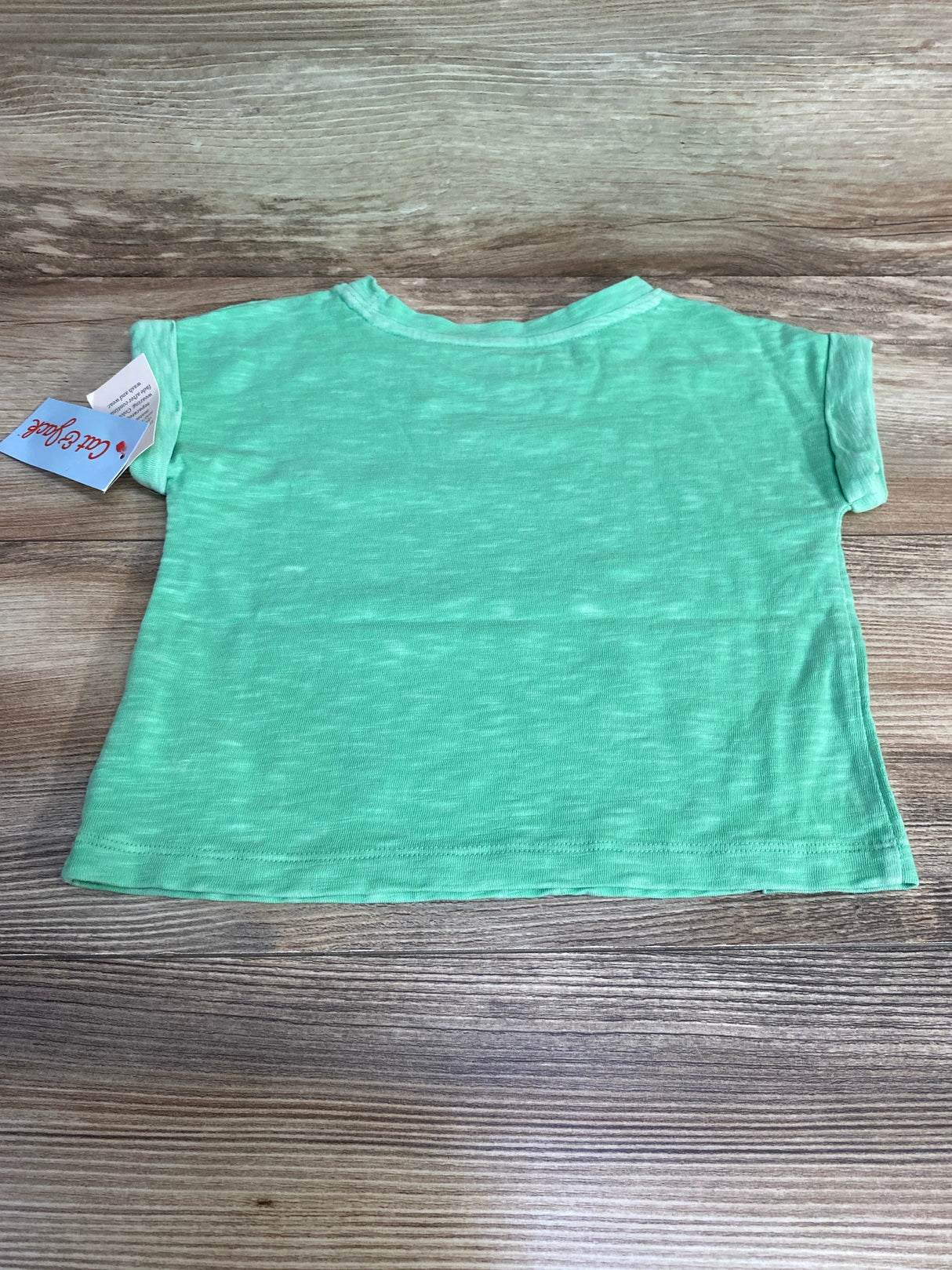 NEW Cat & Jack Short Sleeve Shirt Green sz 3T