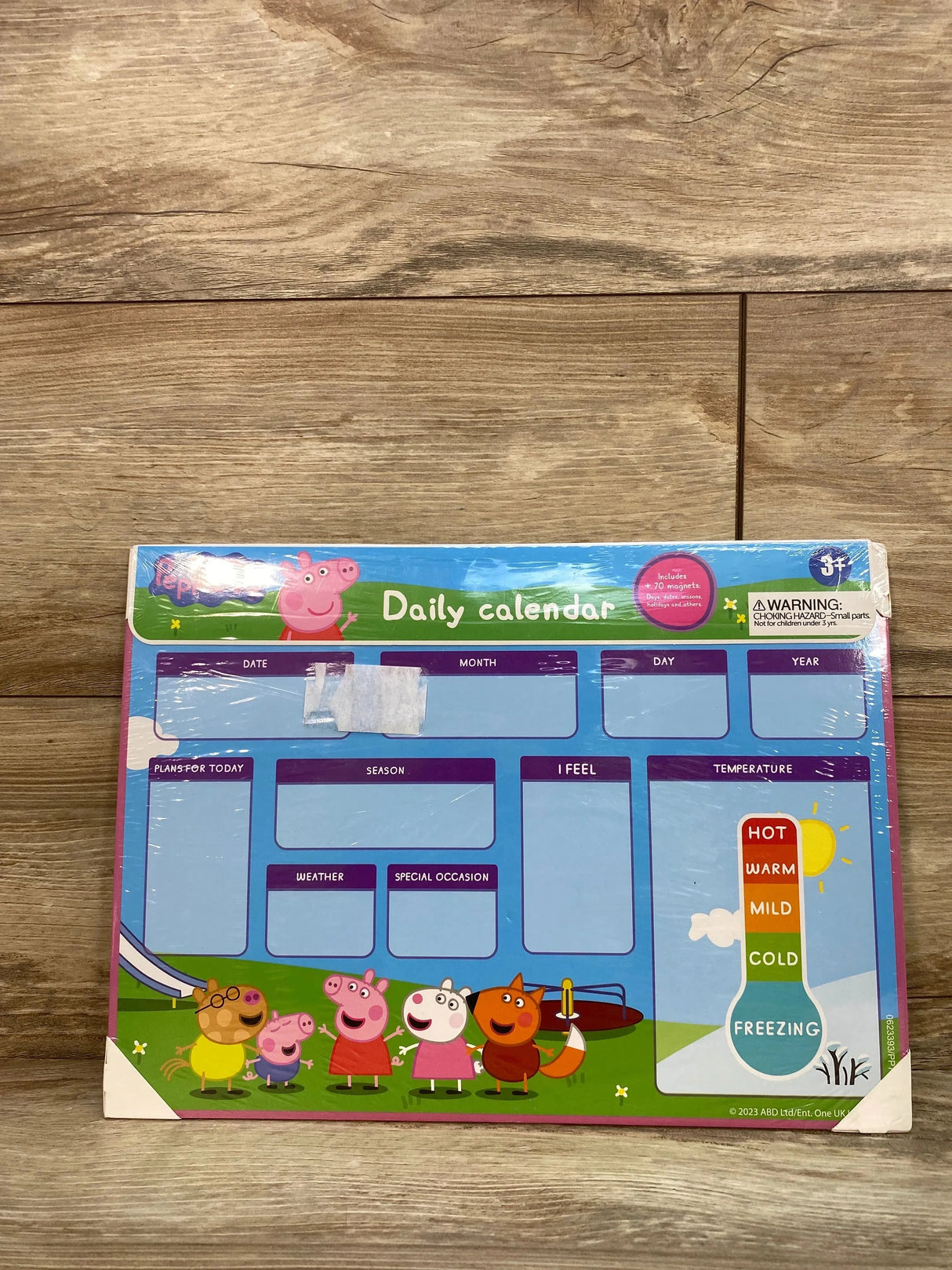 NEW Peppa Pig My First Magnetic Daily Calendar