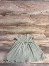 Cat & Jack Ribbed Dress Sage sz 4T