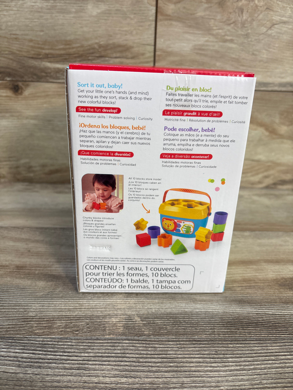 NEW Fisher Price Baby's First Blocks Shape Sorter