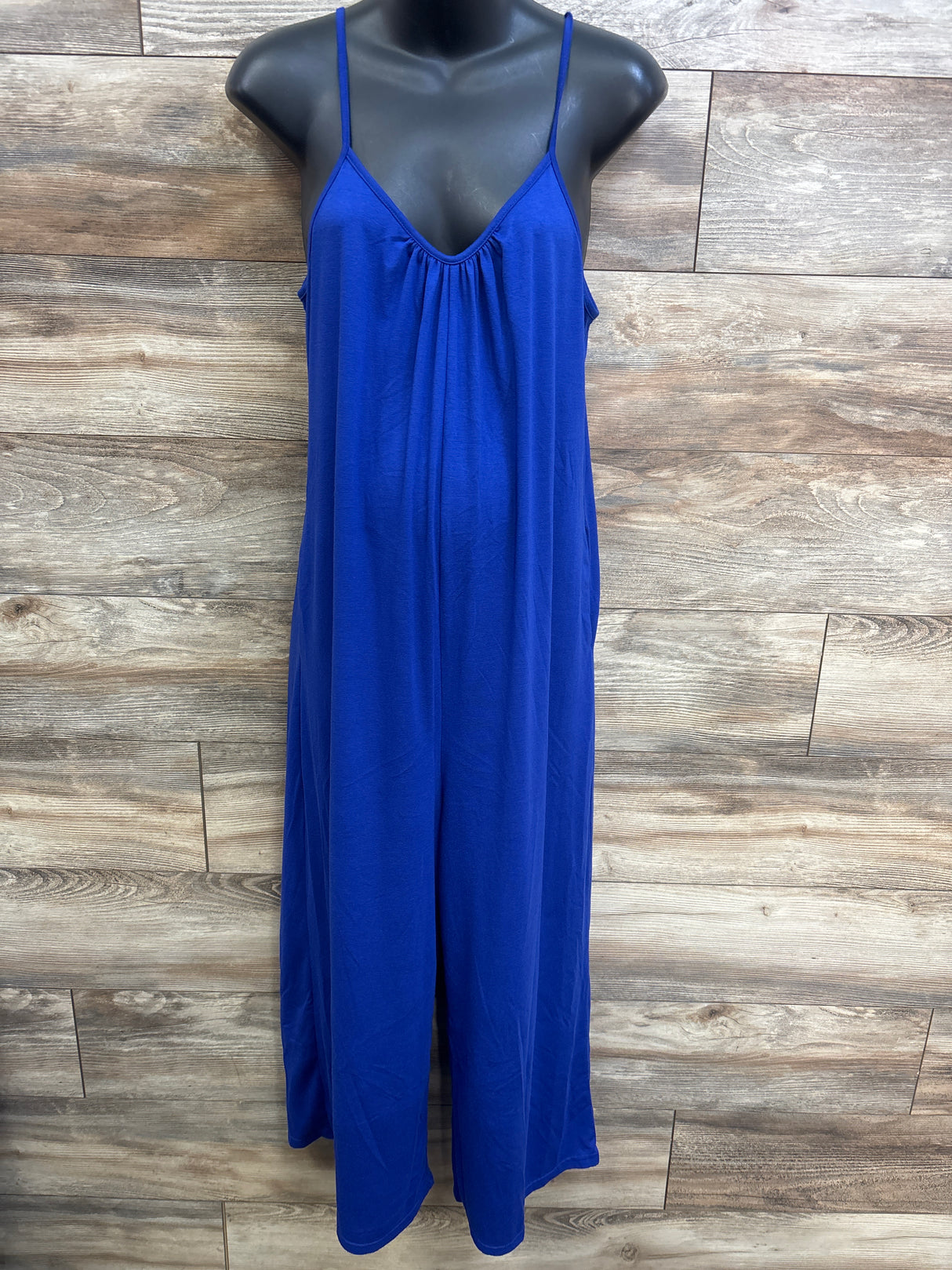 Anrabess Maternity Jumpsuit Blue sz Large