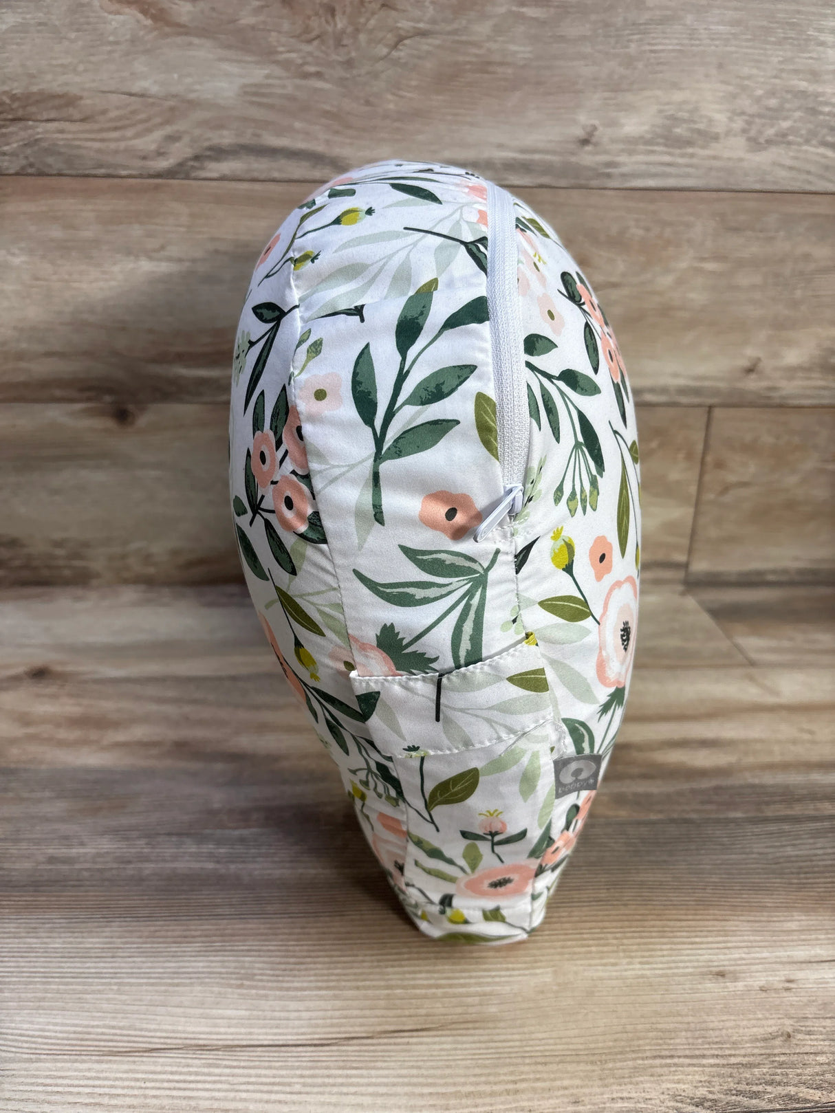 Boppy Nursing Pillow with Pink Garden Slipcover