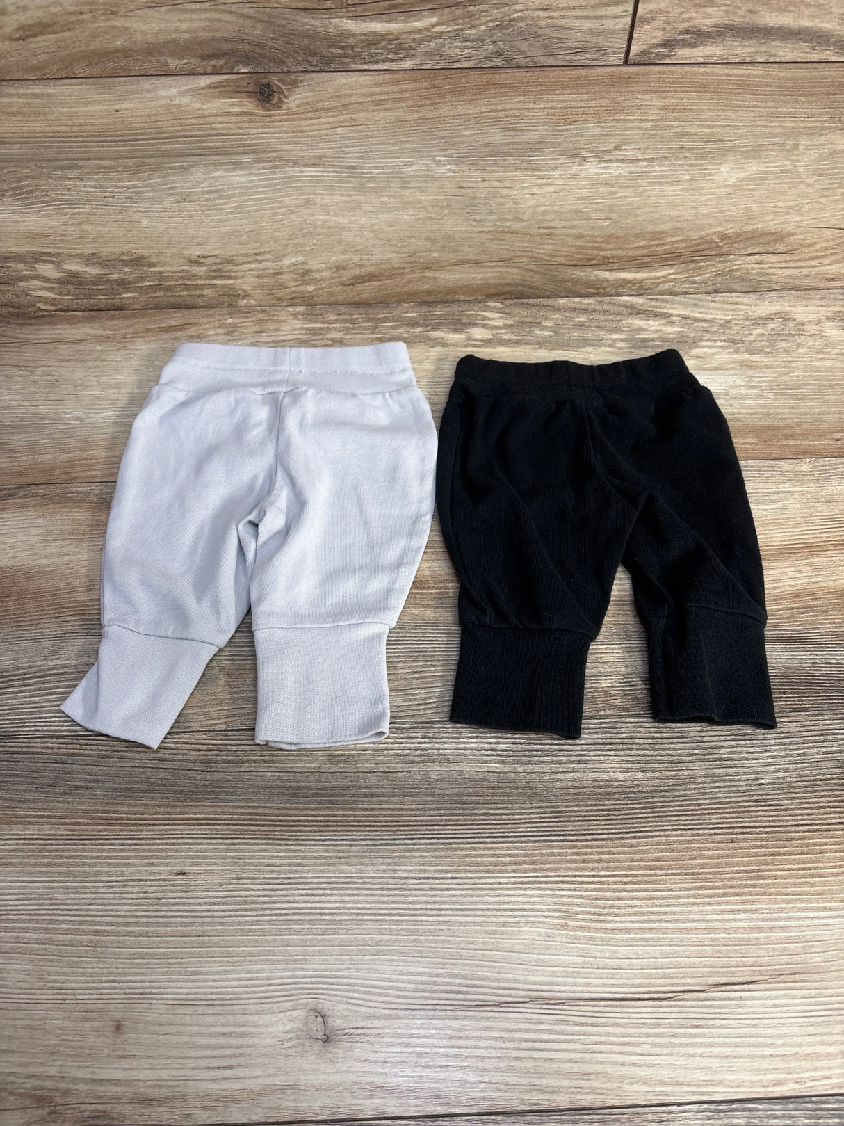 Hanes 2pk Pants Black/Grey sz 0-6m