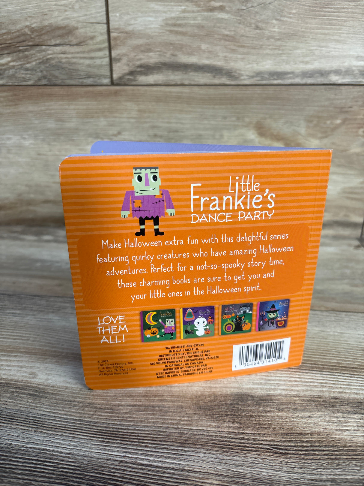 Little Frankie's Dance Party Board Book