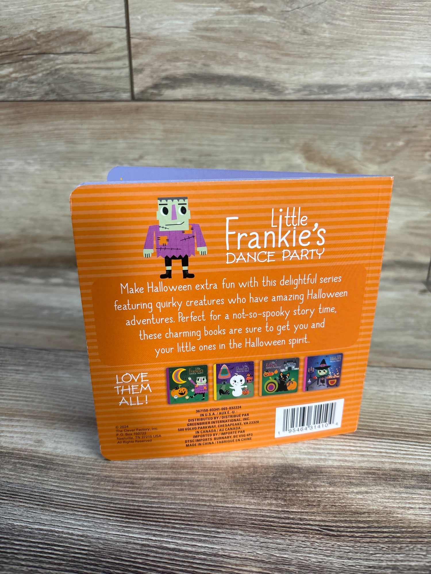 Little Frankie's Dance Party Board Book