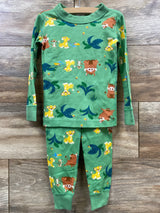 NEW Hanna Andersson x Disney Lion King 2pc Pajama Set Green sz 3T