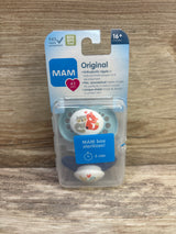 NEW MAM Original 2pk Pacifiers, Navy/Blue 16m+