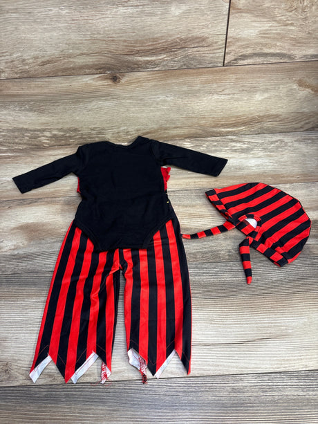 3pc Pirate Bodysuit + Pants + Hat Set Black sz 3-6m - Me n Mommy To Be