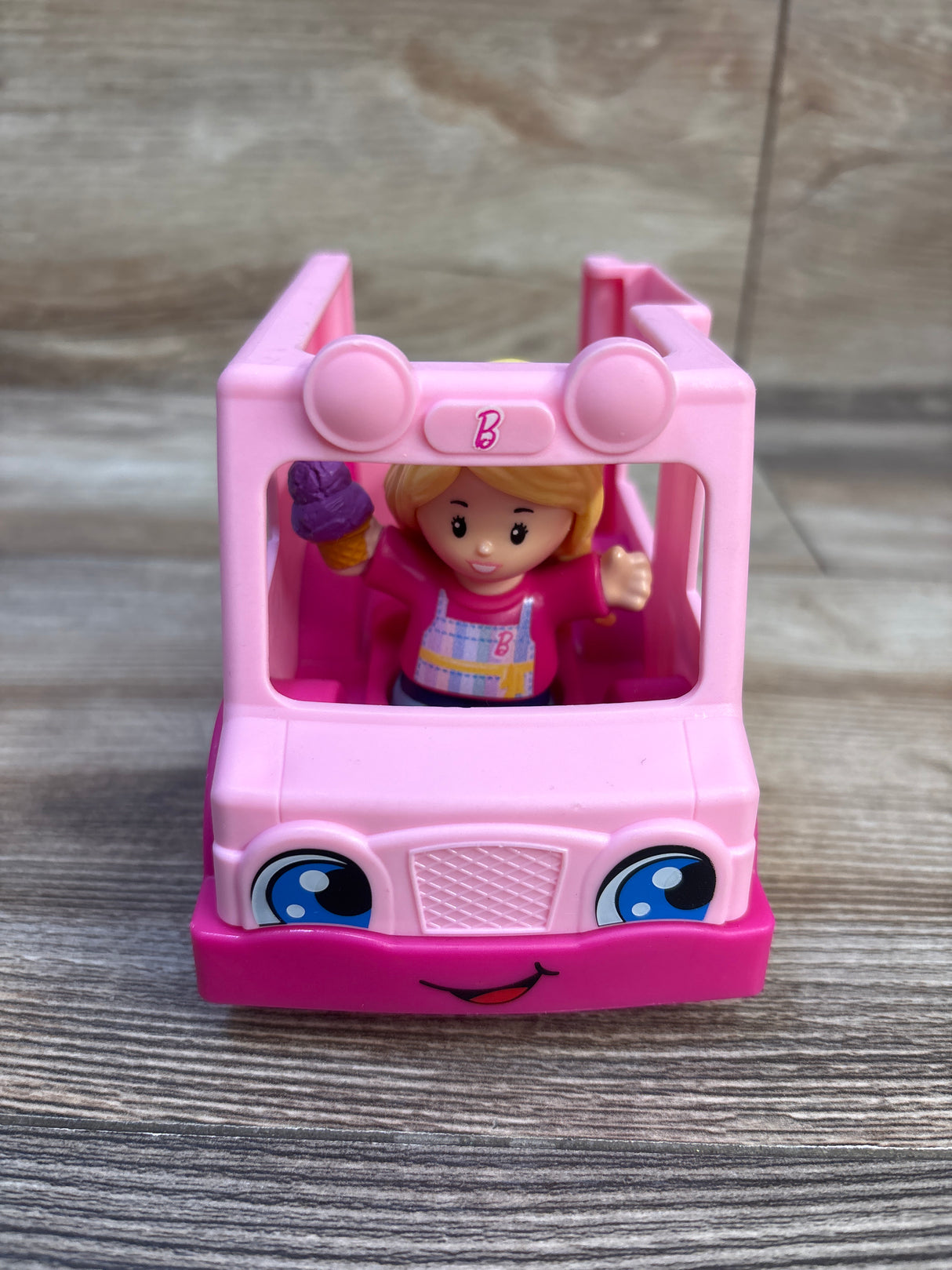 Fisher Price Barbie Little People Ice Cream Truck + Figure