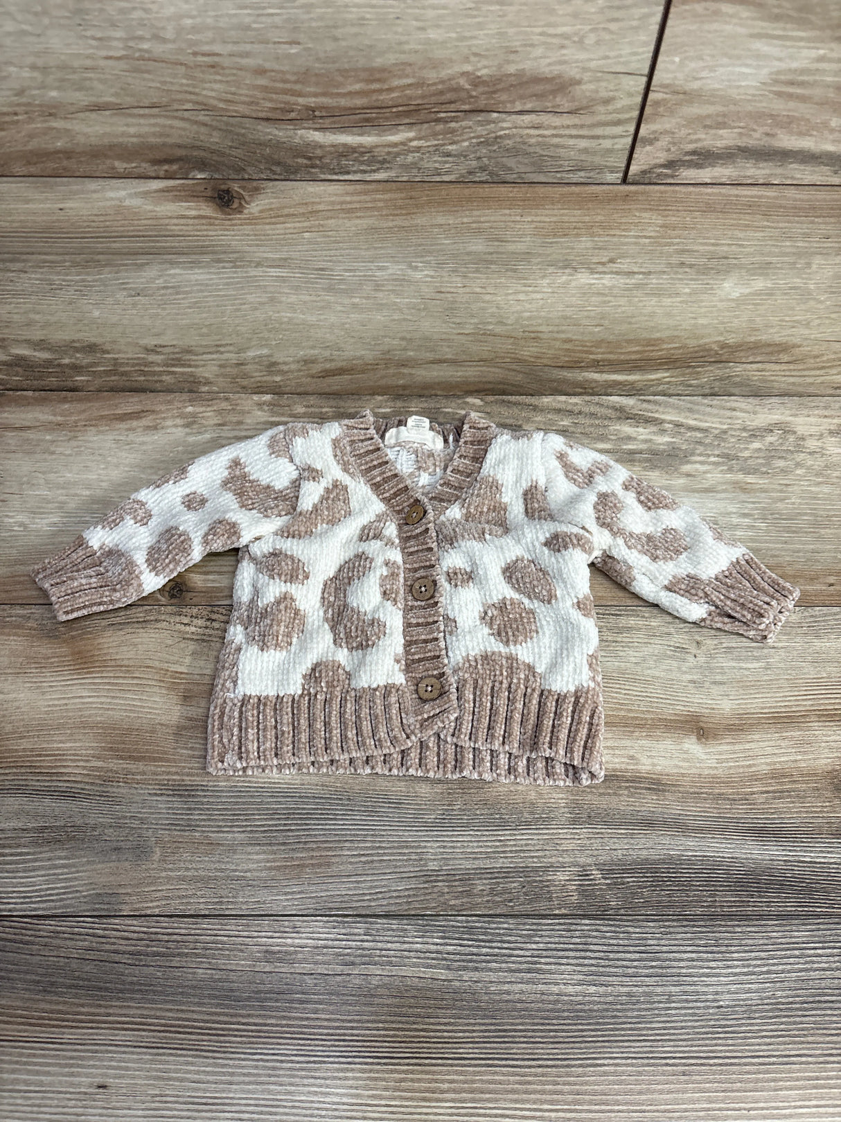 Jessica Simpson Chunky Knit Button Front Cardigan Ivory sz 0-3m
