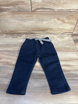Petit Bateau Drawstring Jeans Blue sz 6m
