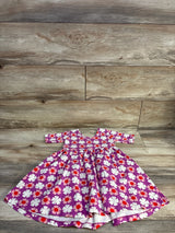Hanna Andersson Floral Skater Dress Purple sz 4T - Me n Mommy To Be