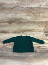 Cat & Jack Sherpa Pull Over Sweater Green sz 0-3m