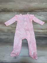 Rabbit + Bear Organic Ribbed Sleeper Pink sz 0-3m